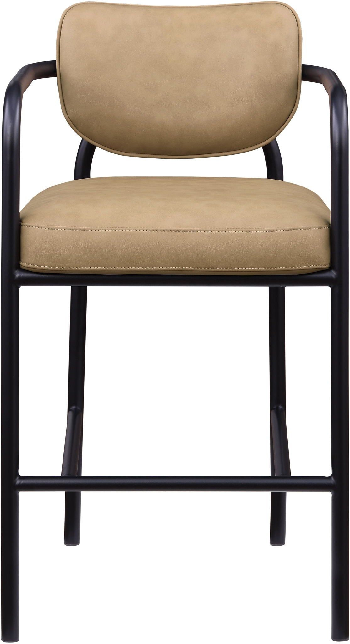 Serava - Faux Leather Upholstered Bar Stool - Tan - Urban Living Furniture (Los Angeles, CA)