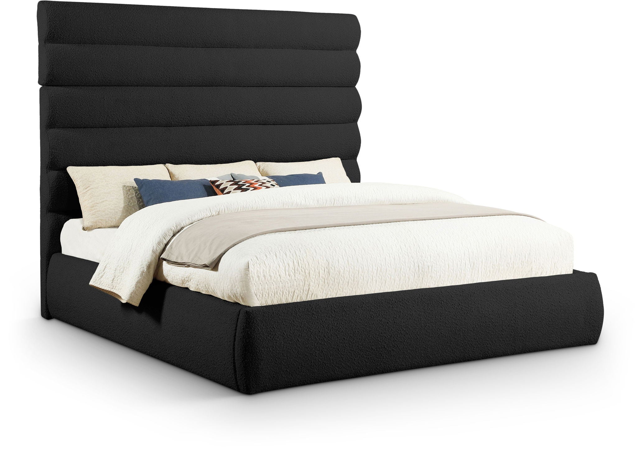 Adam - Boucle Fabric Bed With 70.5" Headboard - Urban Living Furniture (Los Angeles, CA)