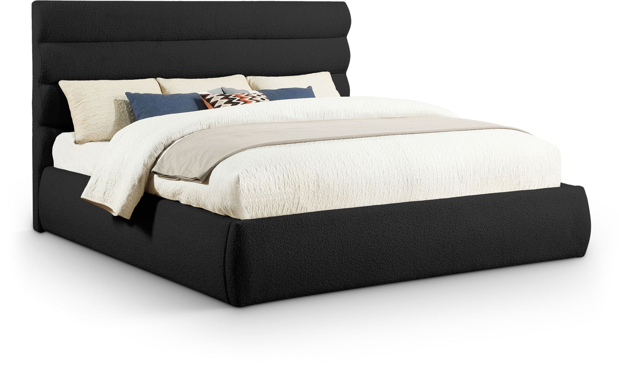 Adam - Boucle Fabric Bed With 52" Headboard - Urban Living Furniture (Los Angeles, CA)