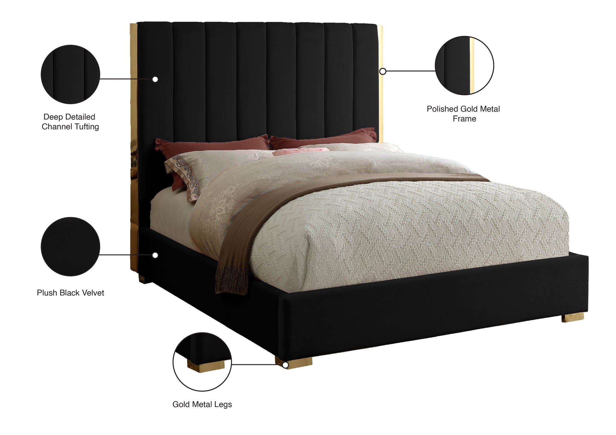 Becca - Bed - Urban Living Furniture (Los Angeles, CA)