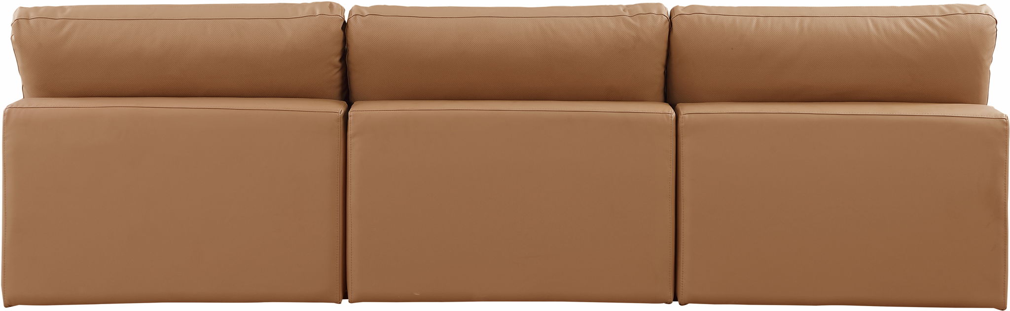 Comfy - Faux Leather Modular Armless Sofa 3 Seats - Urban Living Furniture (Los Angeles, CA)