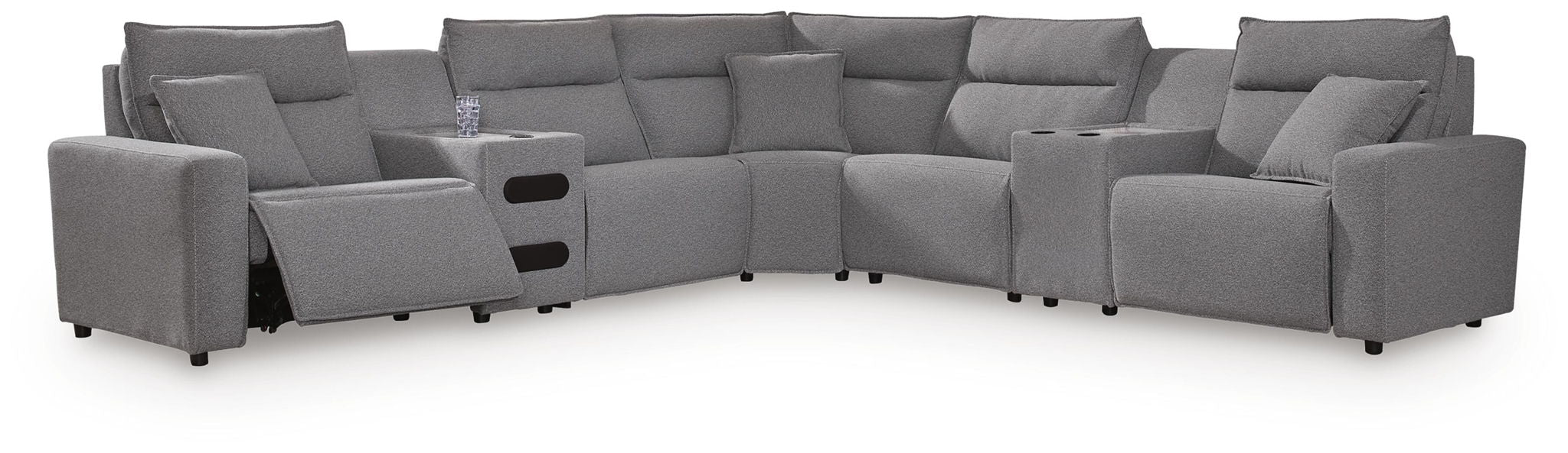 Modmax II - Reclining Sectional - Salt And Pepper - Urban Living Furniture (Los Angeles, CA)