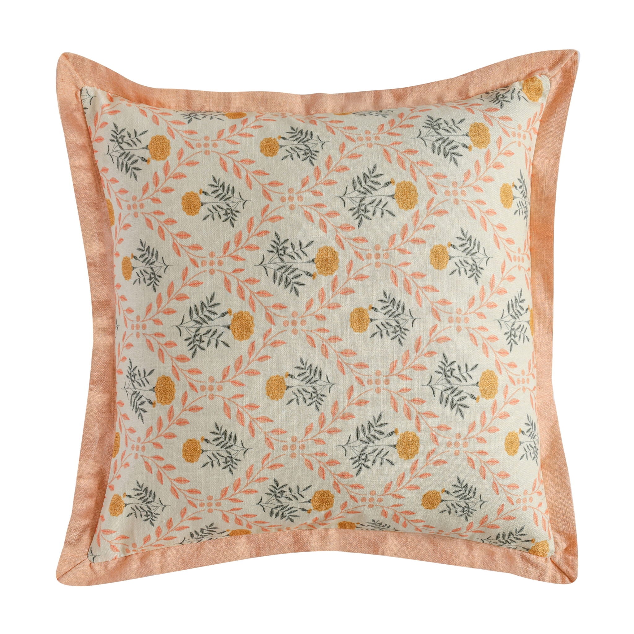 Dolce - 20" Natural Cotton Throw Pillow - Blush Pink - Urban Living Furniture (Los Angeles, CA)