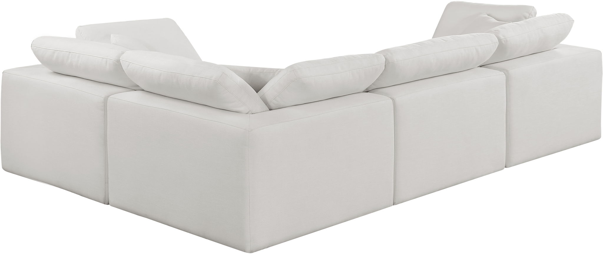 Comfy - 4 Piece Linen Fabric Modular Sectional - Urban Living Furniture (Los Angeles, CA)