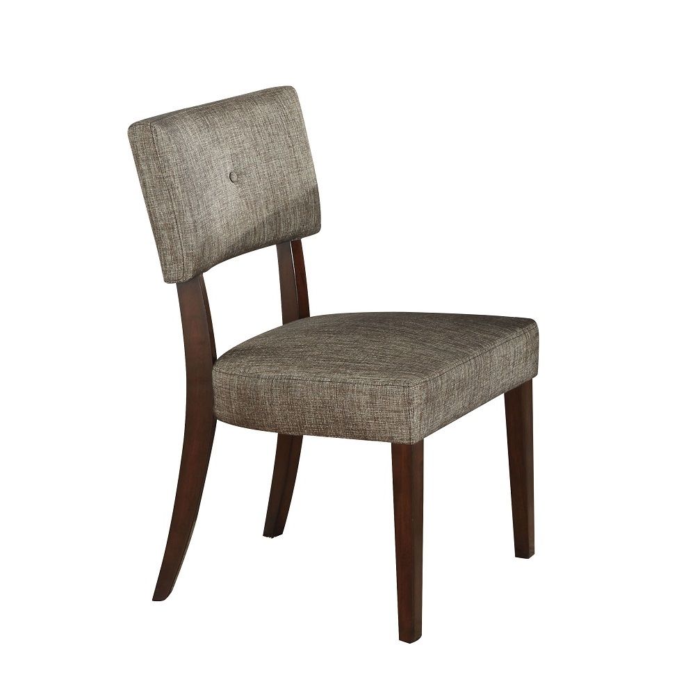 Drake - Side Chair (Set of 2) - Gray Fabric & Espresso - Urban Living Furniture (Los Angeles, CA)