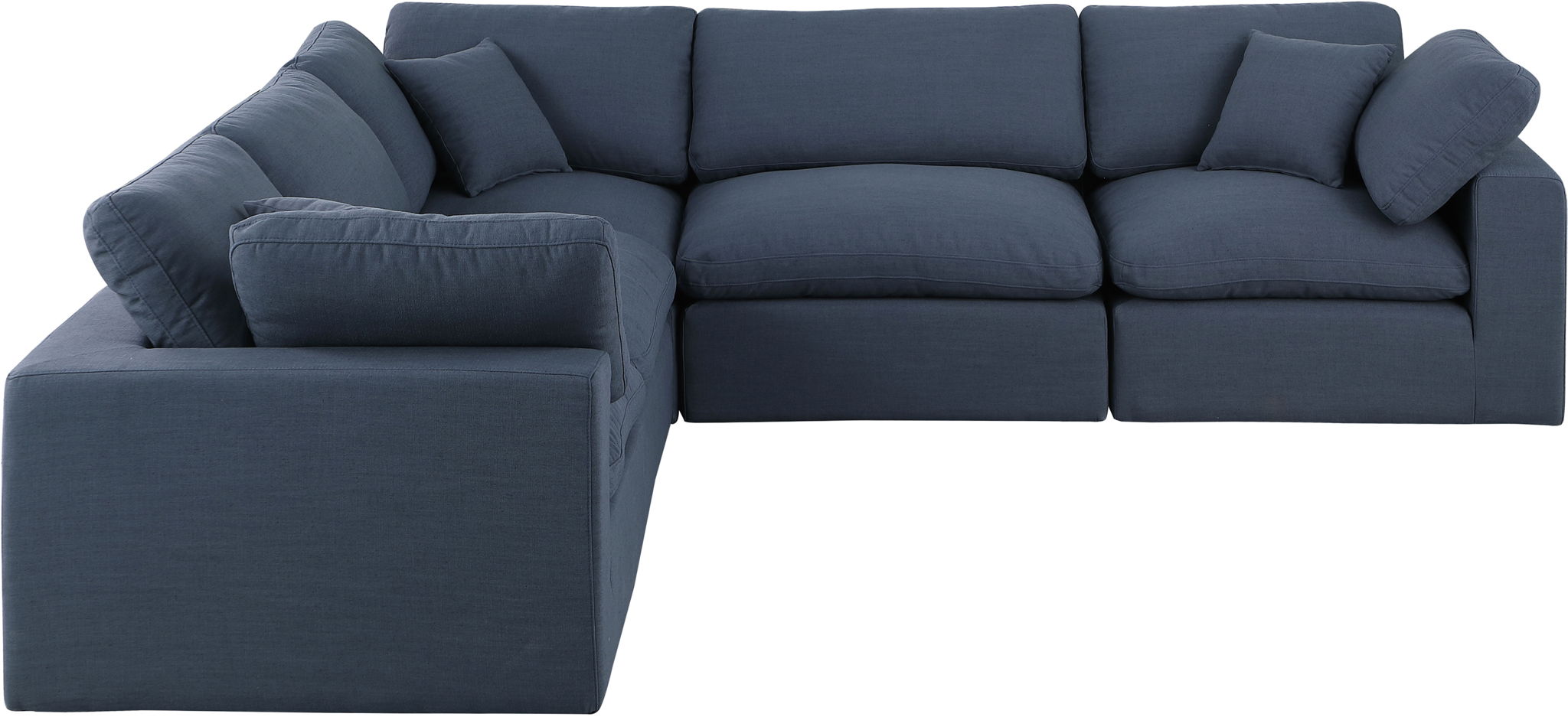 Comfy - 5 Piece Linen Modular Corner Sectional - Urban Living Furniture (Los Angeles, CA)