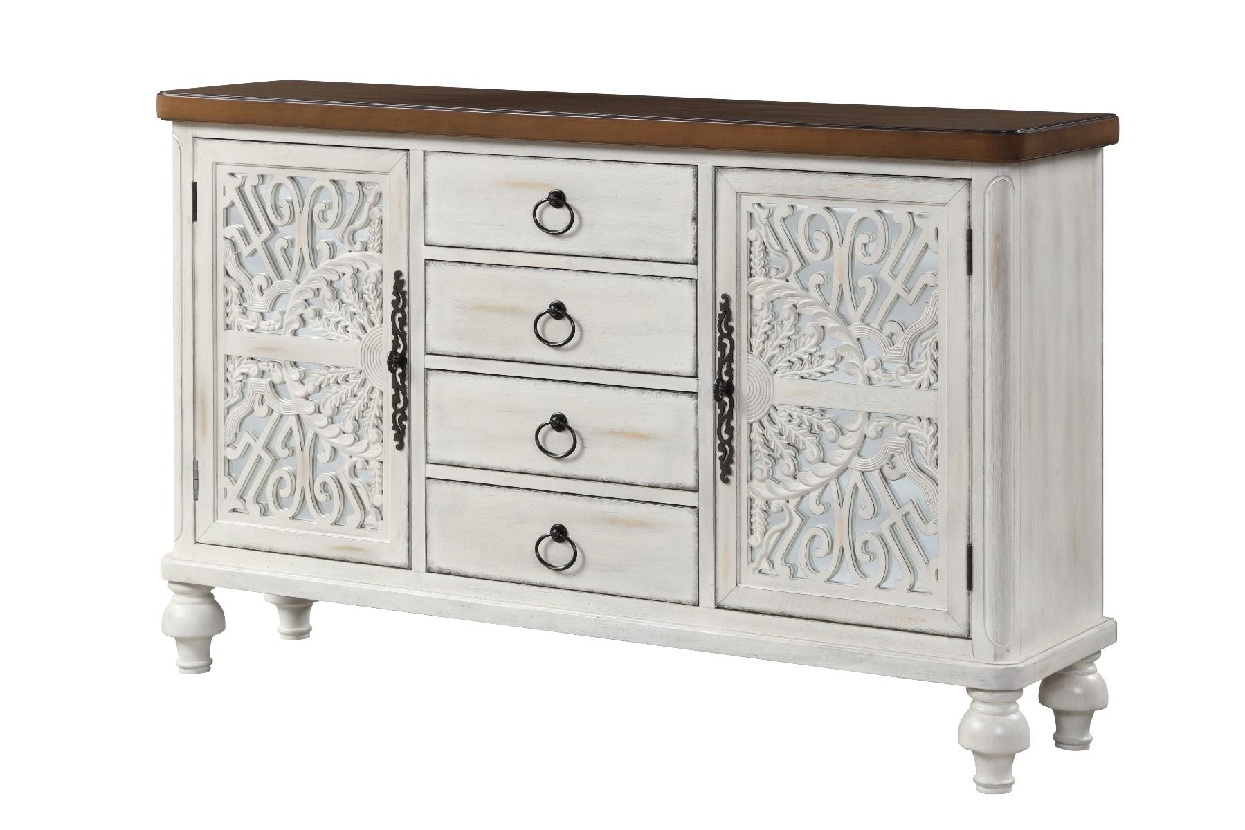 Vermont - Console Cabinet - Antique White - Urban Living Furniture (Los Angeles, CA)