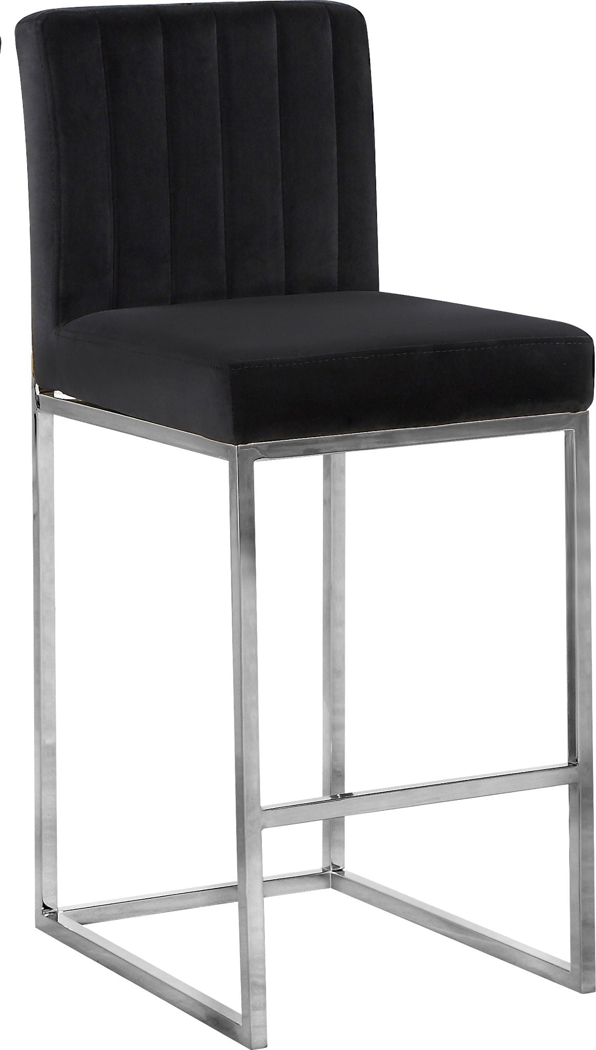 Giselle - Stool with Chrome Legs - Urban Living Furniture (Los Angeles, CA)