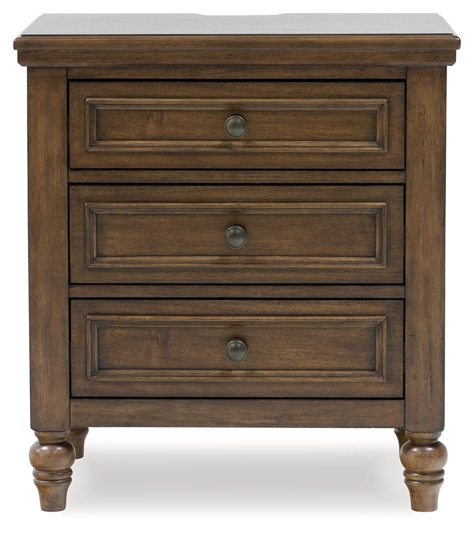 Sturlayne - Brown - Three Drawer Night Stand - Urban Living Furniture (Los Angeles, CA)