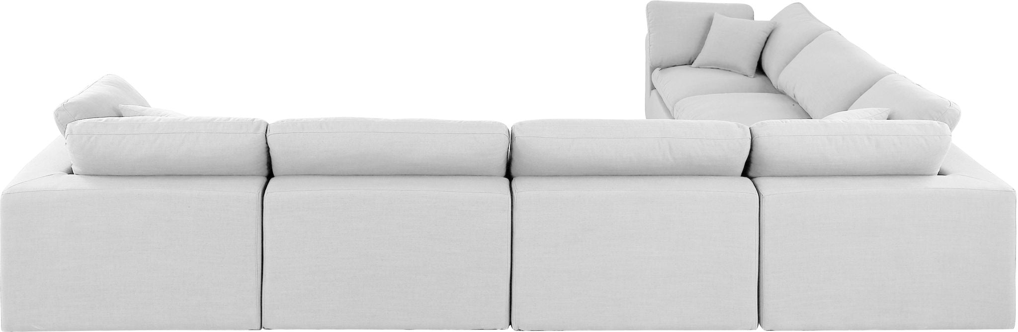 Comfy - 6 Piece Linen Modular Corner Sectional - Urban Living Furniture (Los Angeles, CA)