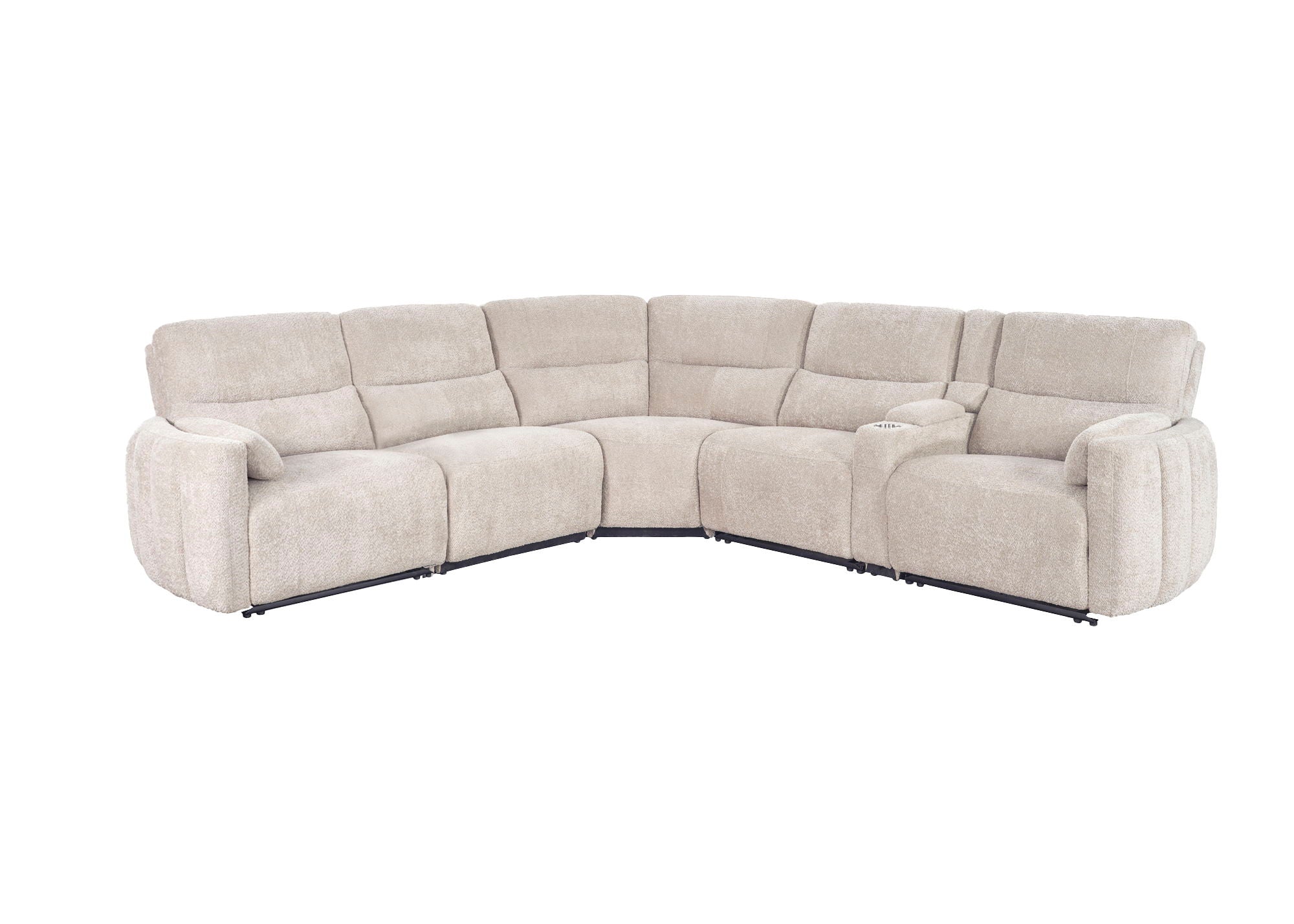 Modesto - Modular Power Reclining Sectional With Power Adjustable Headrests - Urban Living Furniture (Los Angeles, CA)