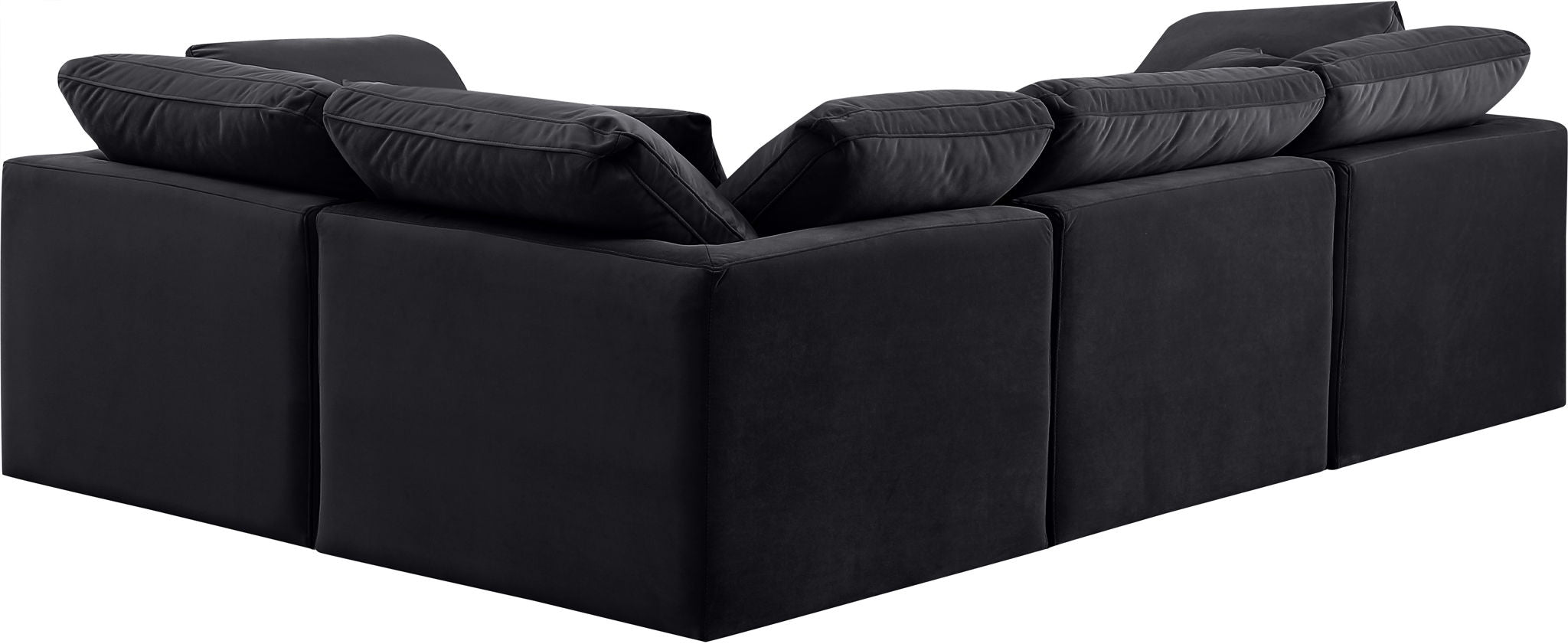 Indulge - Velvet 4 Piece Modular Corner Sectional - Urban Living Furniture (Los Angeles, CA)
