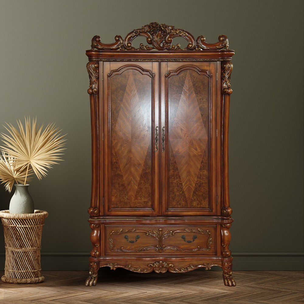 Dresden - Wardrobe/TV Armoire - Cherry Oak - Urban Living Furniture (Los Angeles, CA)