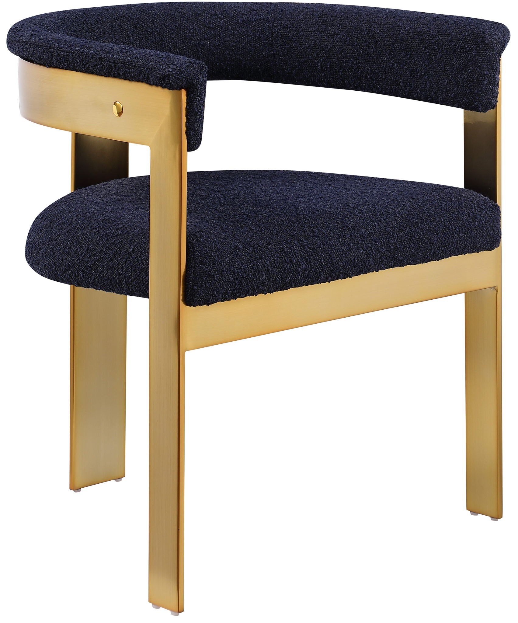 Romeo - Boucle Dining Chair With Gold Base (Set of 2) - Urban Living Furniture (Los Angeles, CA)