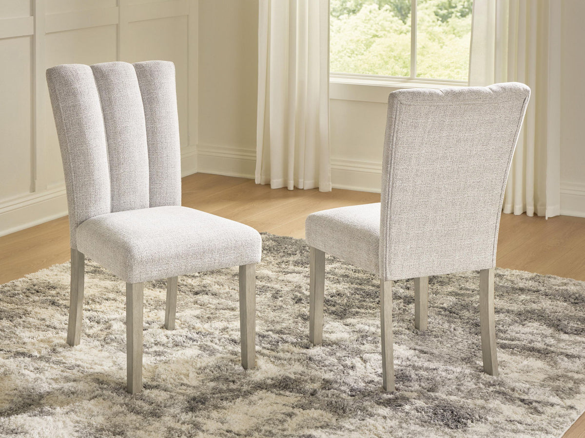 Larawyn - Dining Upholstered Side Chair (Set of 2) - Bisque - Urban Living Furniture (Los Angeles, CA)