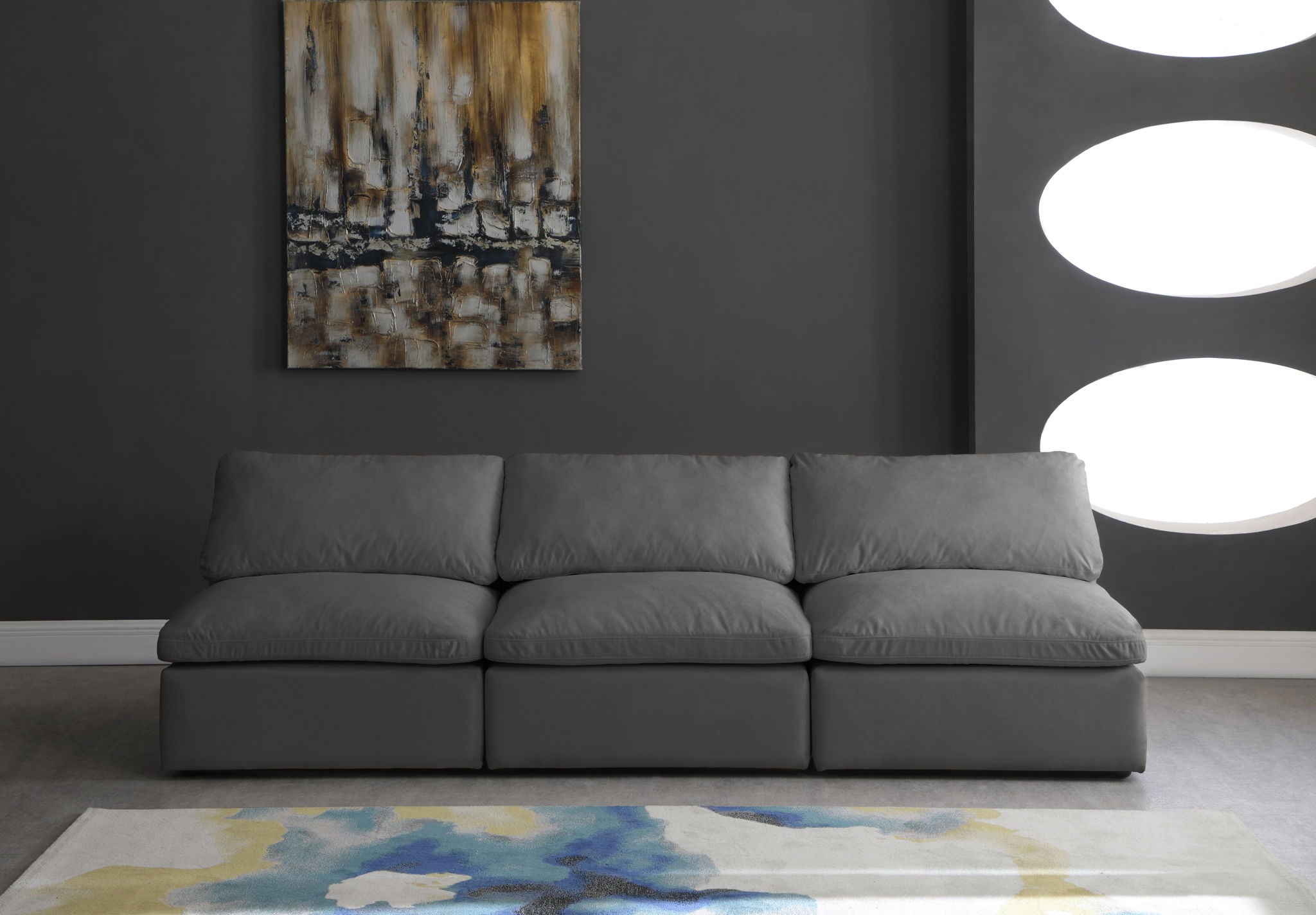 Plush - Modular Armless 3 Seat Sofa - Urban Living Furniture (Los Angeles, CA)