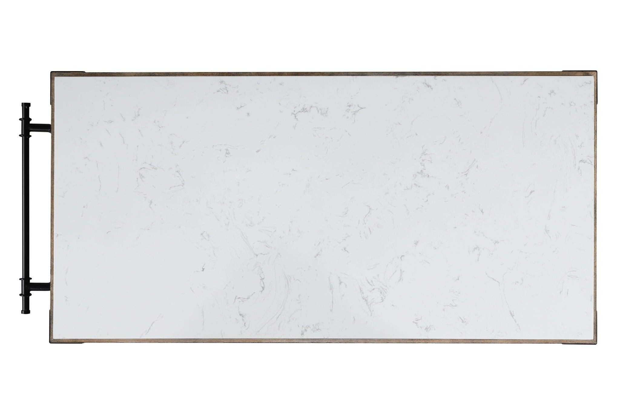 Alforvott - Kitchen Island - Marble Top & Weathered Gray - Urban Living Furniture (Los Angeles, CA)