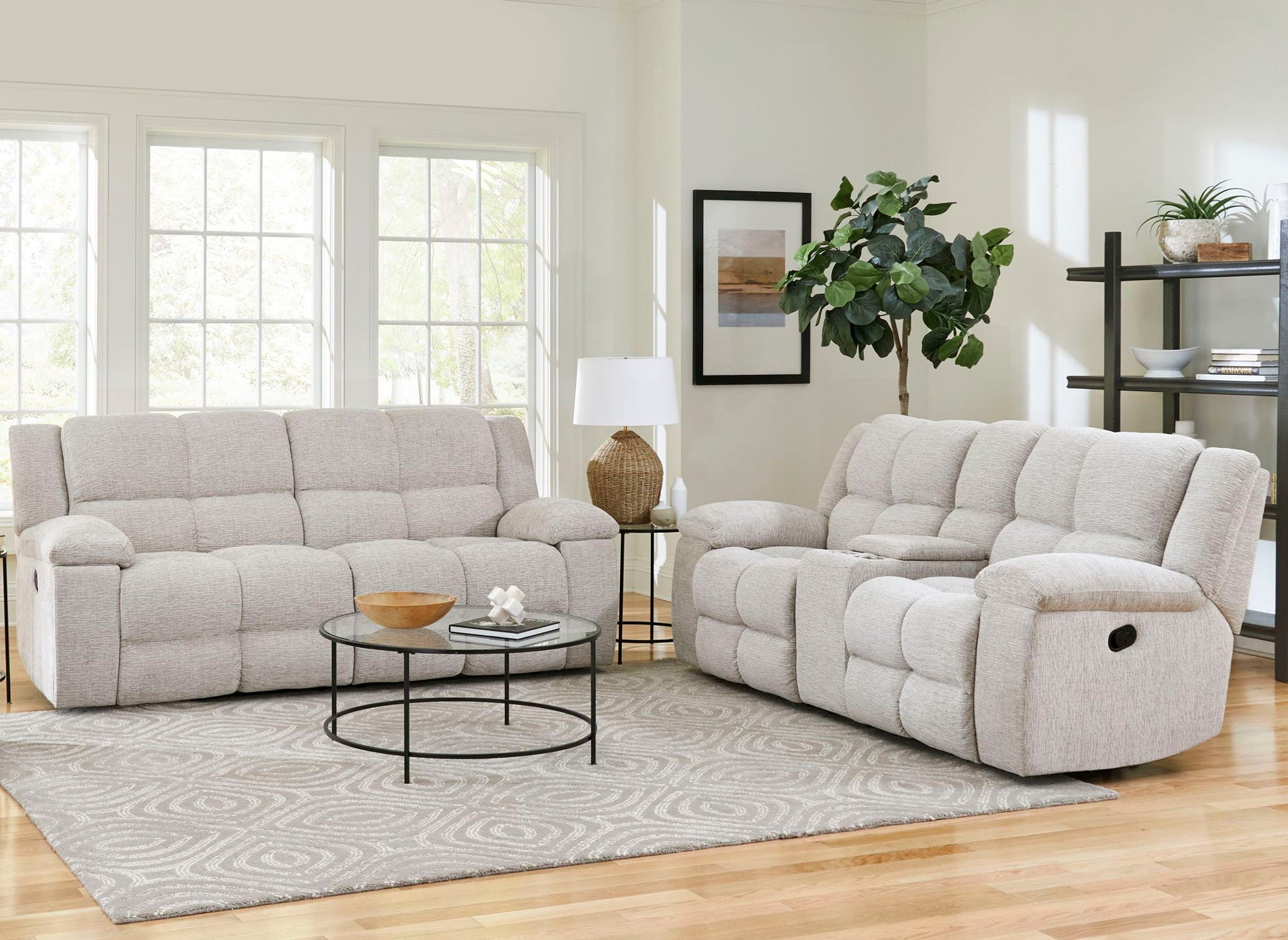 Buster - Manual Glider Reclining Sofa Set - Urban Living Furniture (Los Angeles, CA)