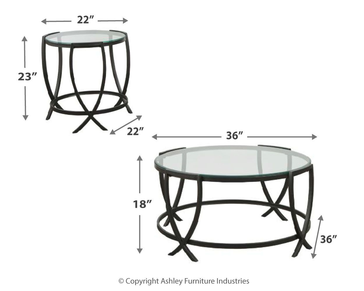 Tarrin - Black - Occasional Table Set (Set of 3) - Urban Living Furniture (Los Angeles, CA)