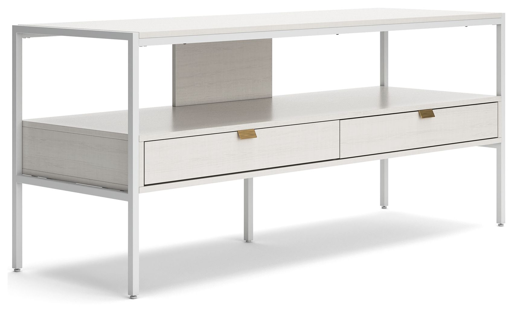 Deznee - White - Large TV Stand - Urban Living Furniture (Los Angeles, CA)