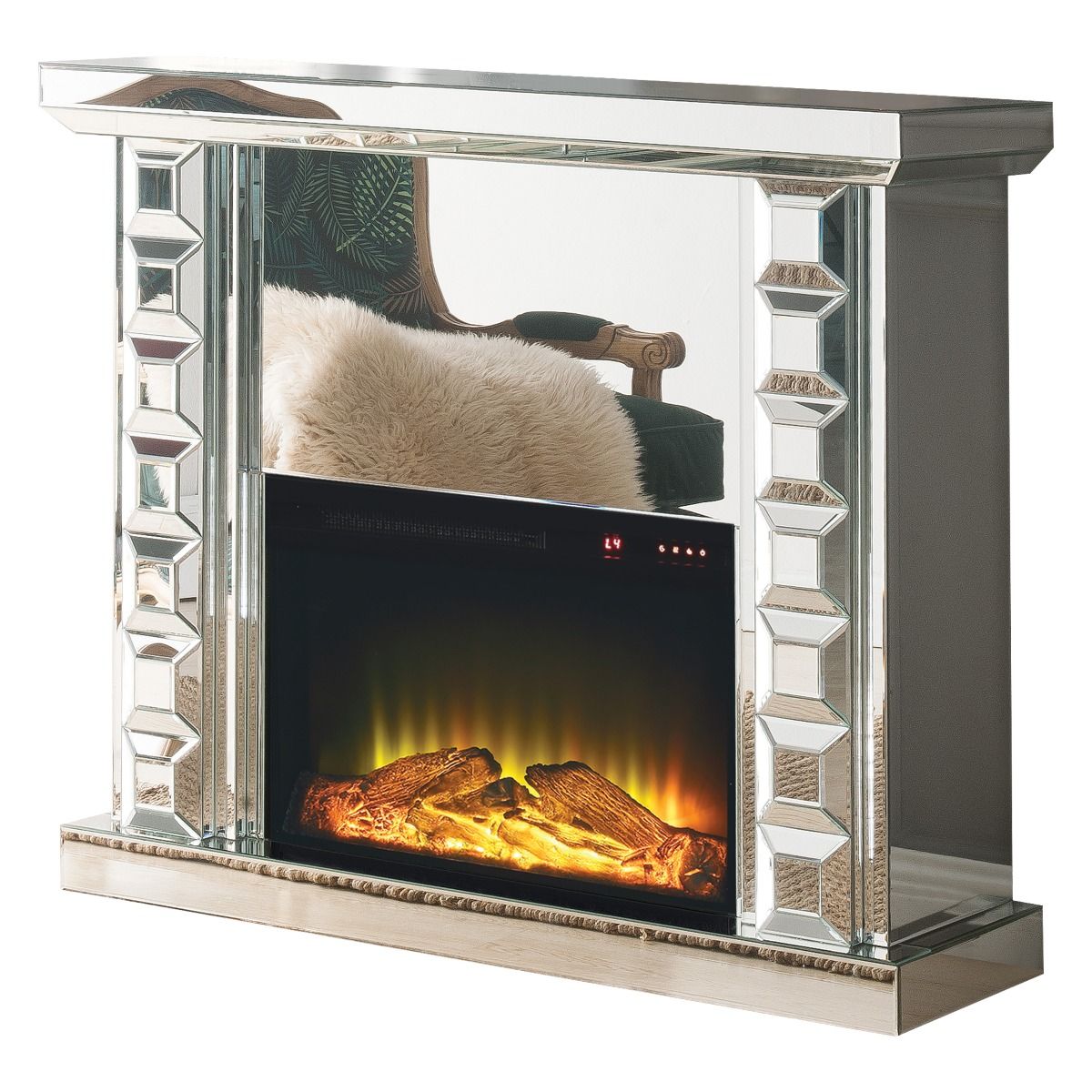 Dominic - Fireplace - Mirrored - Urban Living Furniture (Los Angeles, CA)