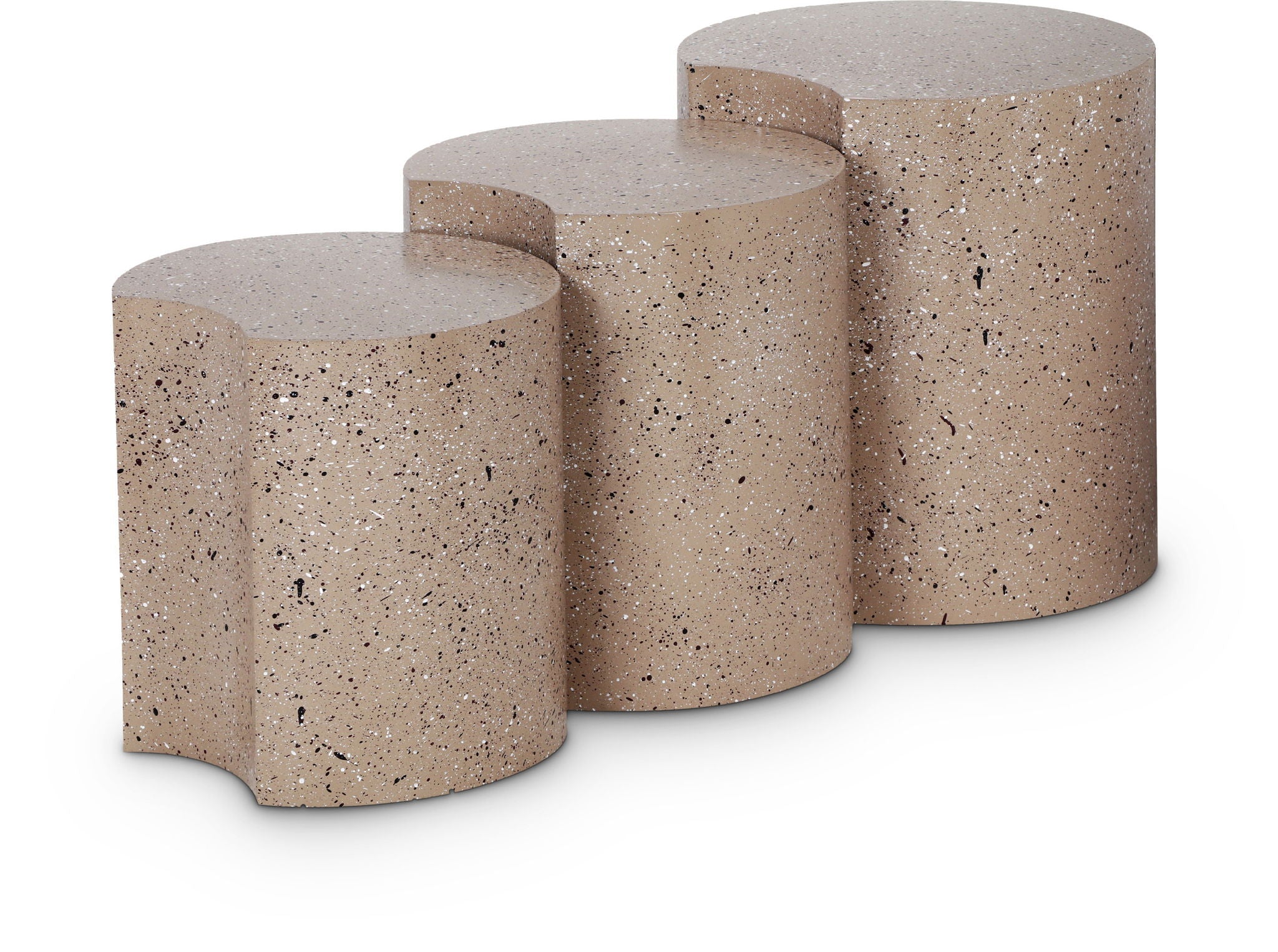 Dimple - 3 Piece Modular End Table - Terazzo Finish - Urban Living Furniture (Los Angeles, CA)