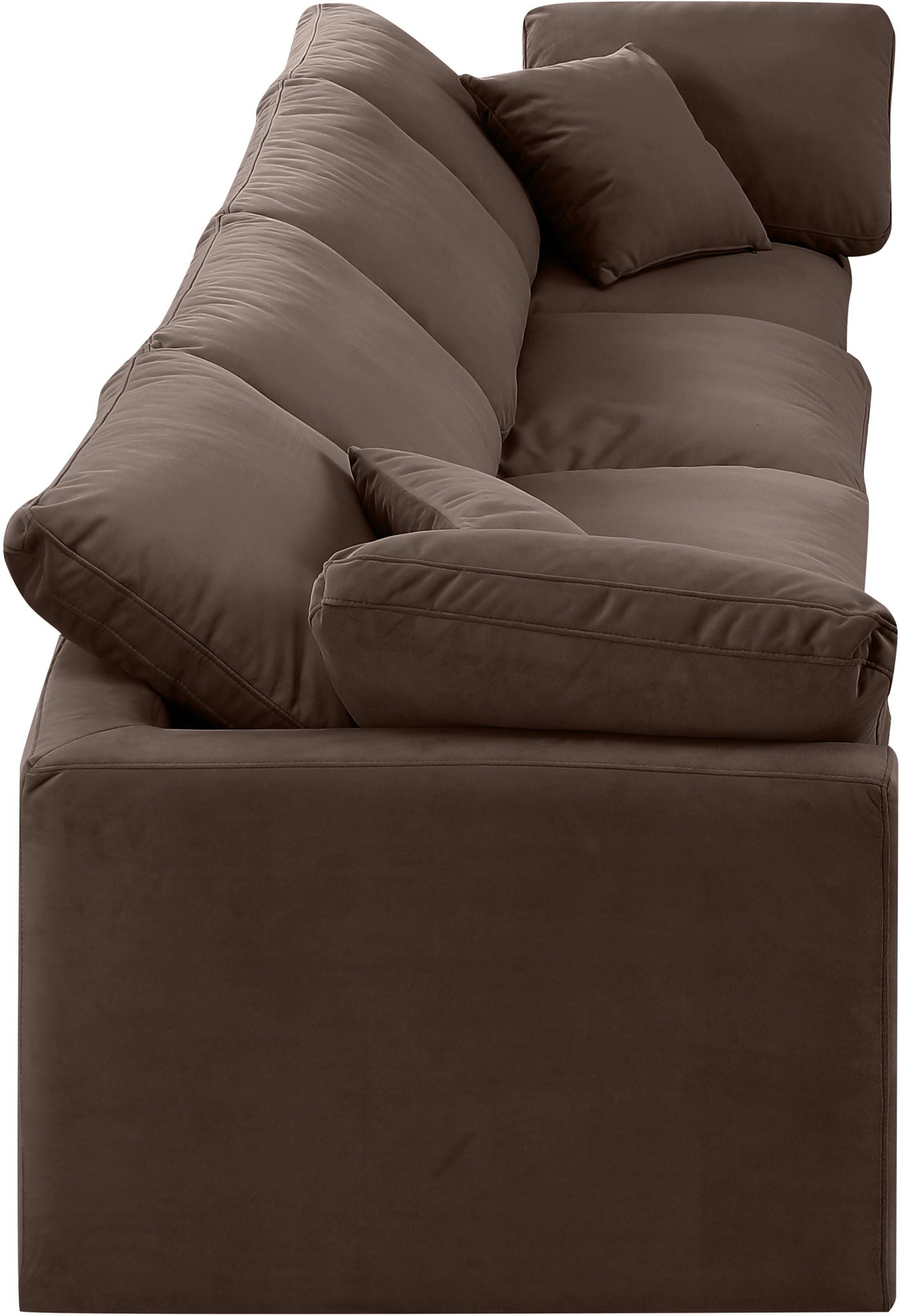 Indulge - Velvet 4 Seat Modular Sofa - Urban Living Furniture (Los Angeles, CA)