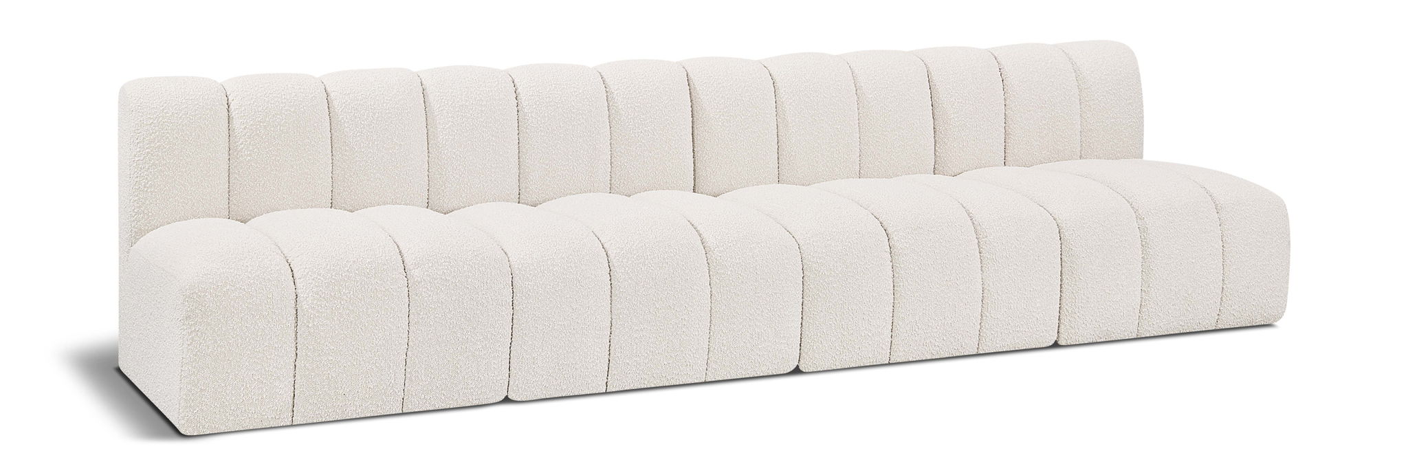 Arc - Boucle Fabric 4 Seats Modular Sofa - Urban Living Furniture (Los Angeles, CA)