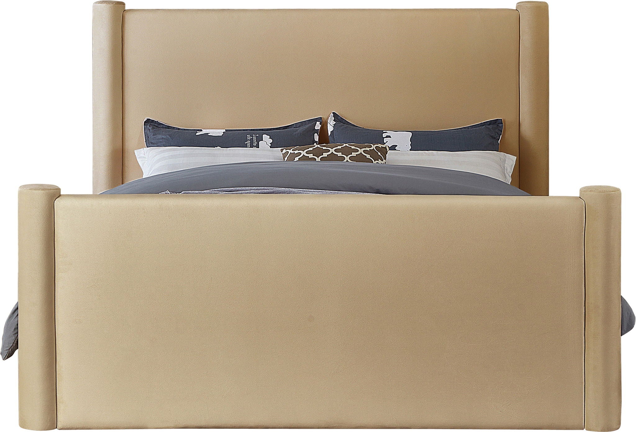 Elias - Velvet Bed - Urban Living Furniture (Los Angeles, CA)