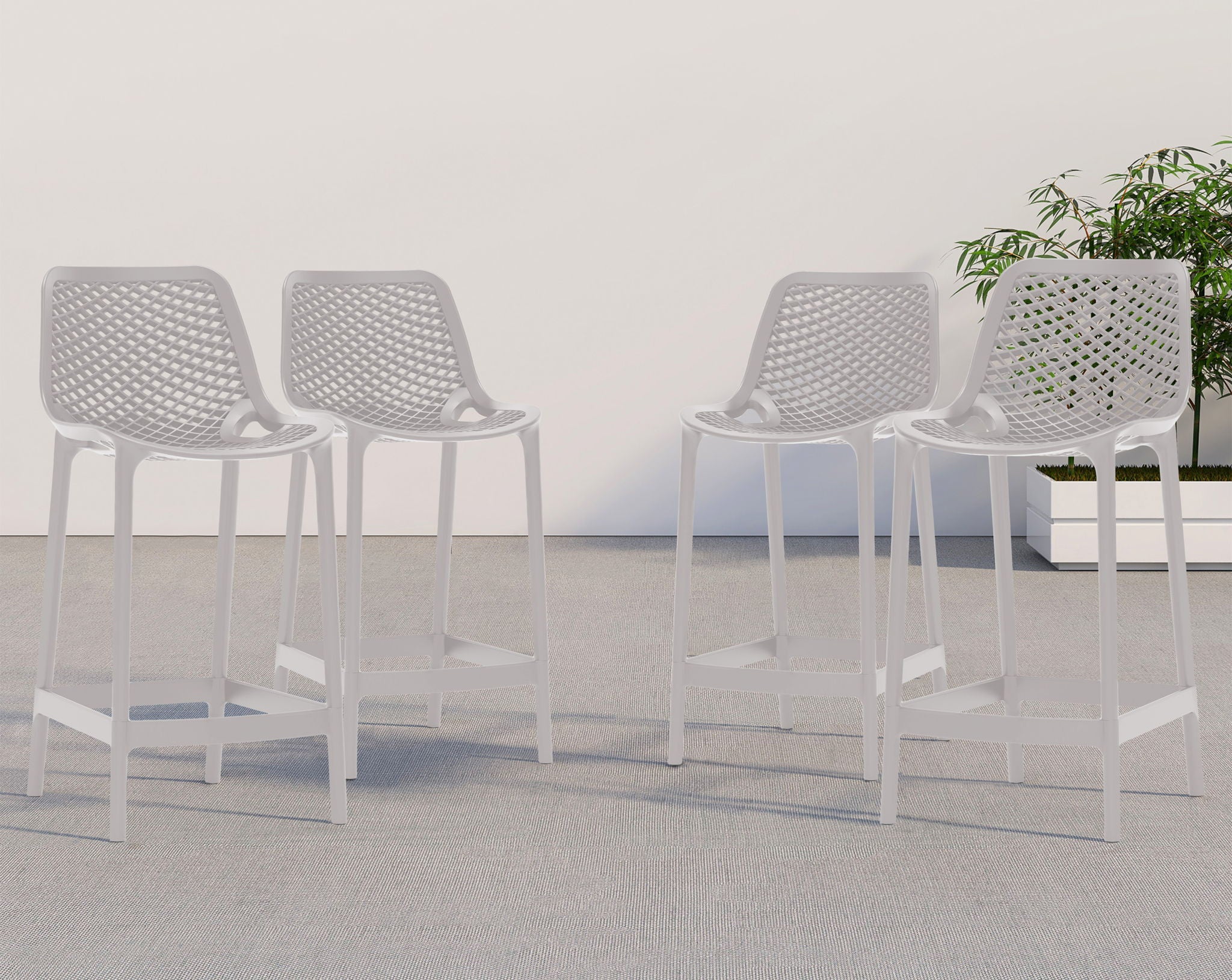 Mykonos - Outdoor Patio Stool Set - Urban Living Furniture (Los Angeles, CA)