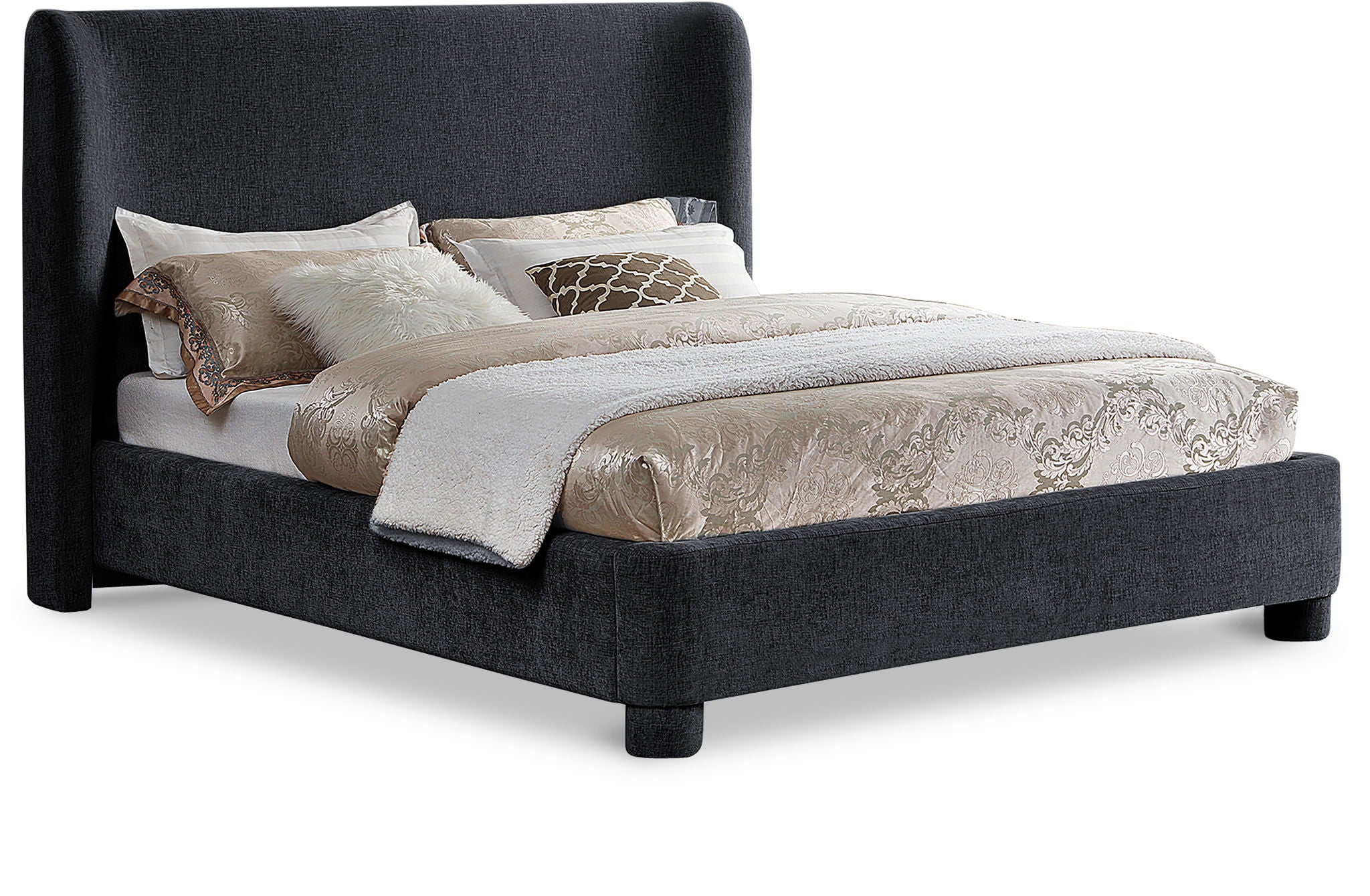 Penny - Chenille Fabric Bed - Urban Living Furniture (Los Angeles, CA)
