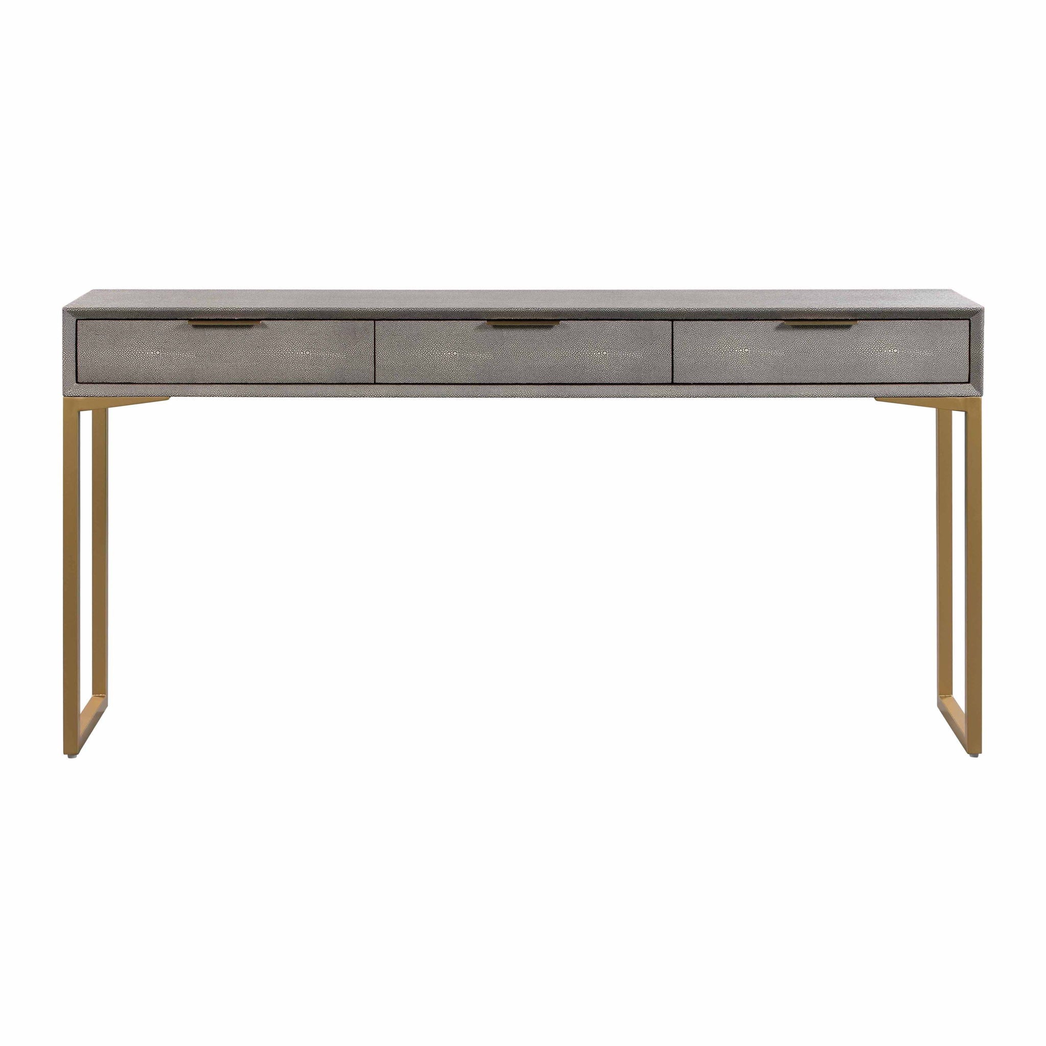 Pesce - Shagreen Console Table - Gray