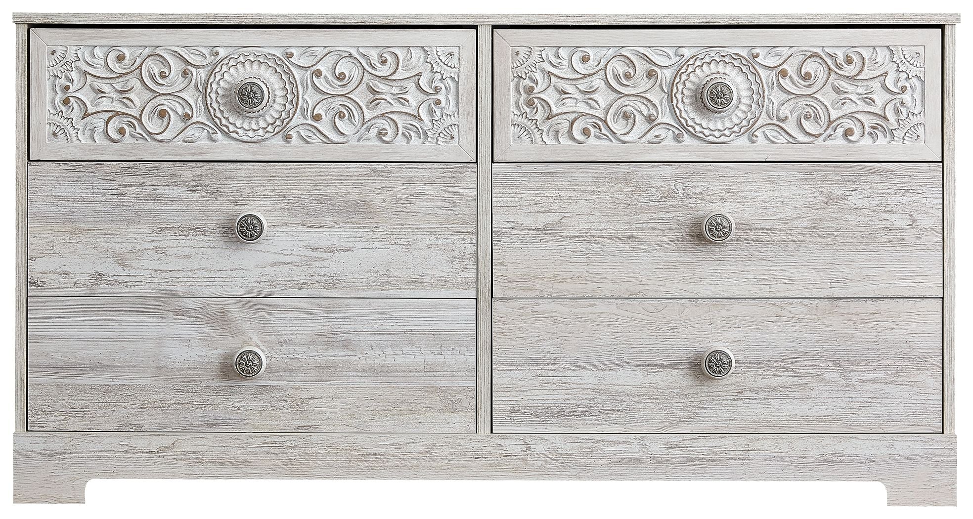Paxberry - Whitewash - Six Drawer Dresser - Weatherworn - Urban Living Furniture (Los Angeles, CA)