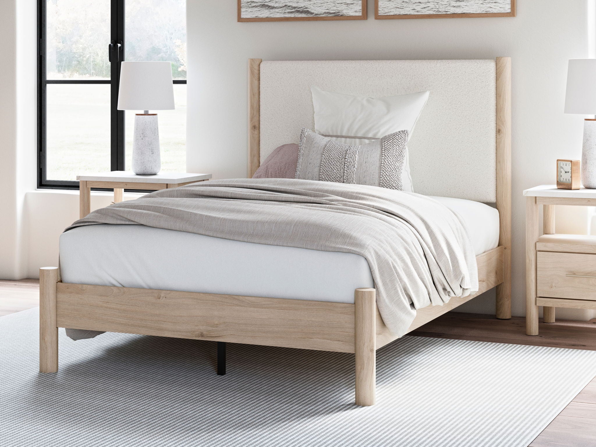 Cadmori - Upholstered Panel Bed - Urban Living Furniture (Los Angeles, CA)