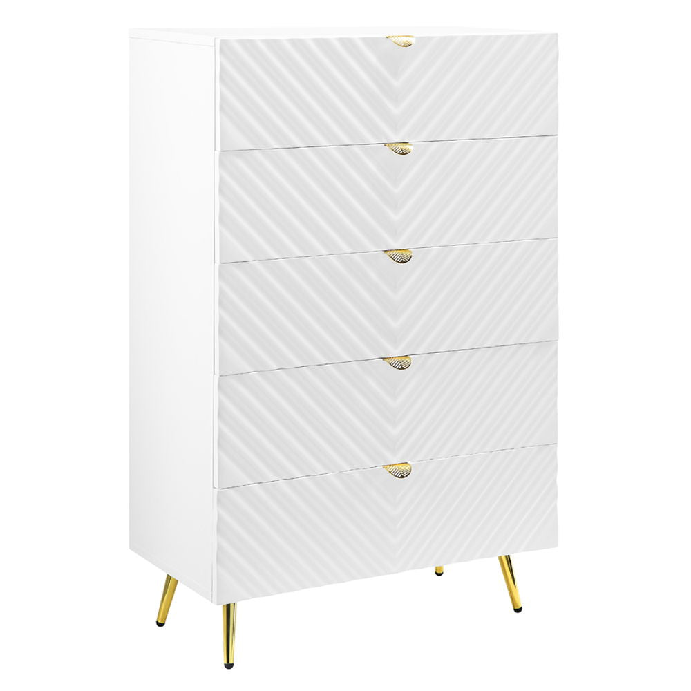 Gaines - Chest - White High Gloss - Urban Living Furniture (Los Angeles, CA)