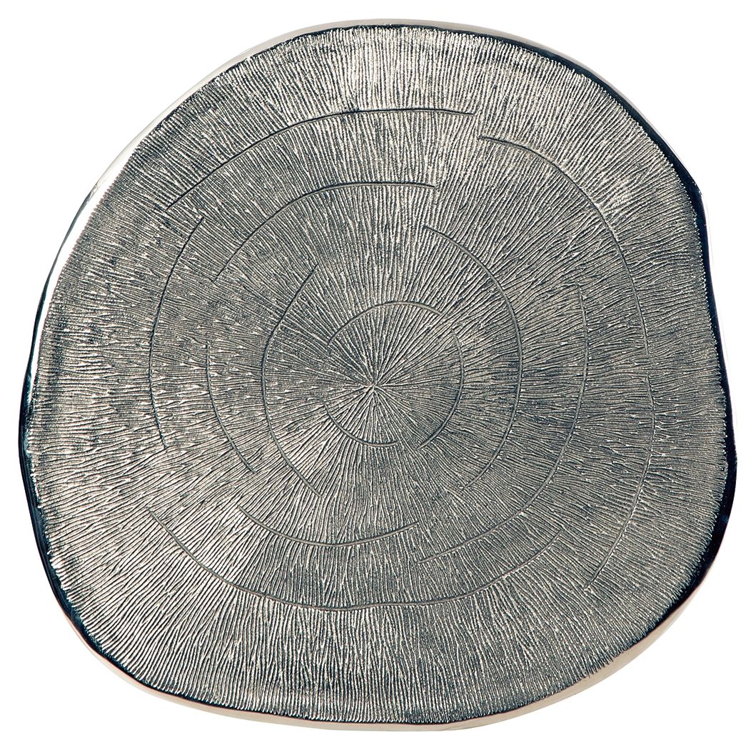 Laverford - Chrome / Black - Round End Table - Urban Living Furniture (Los Angeles, CA)