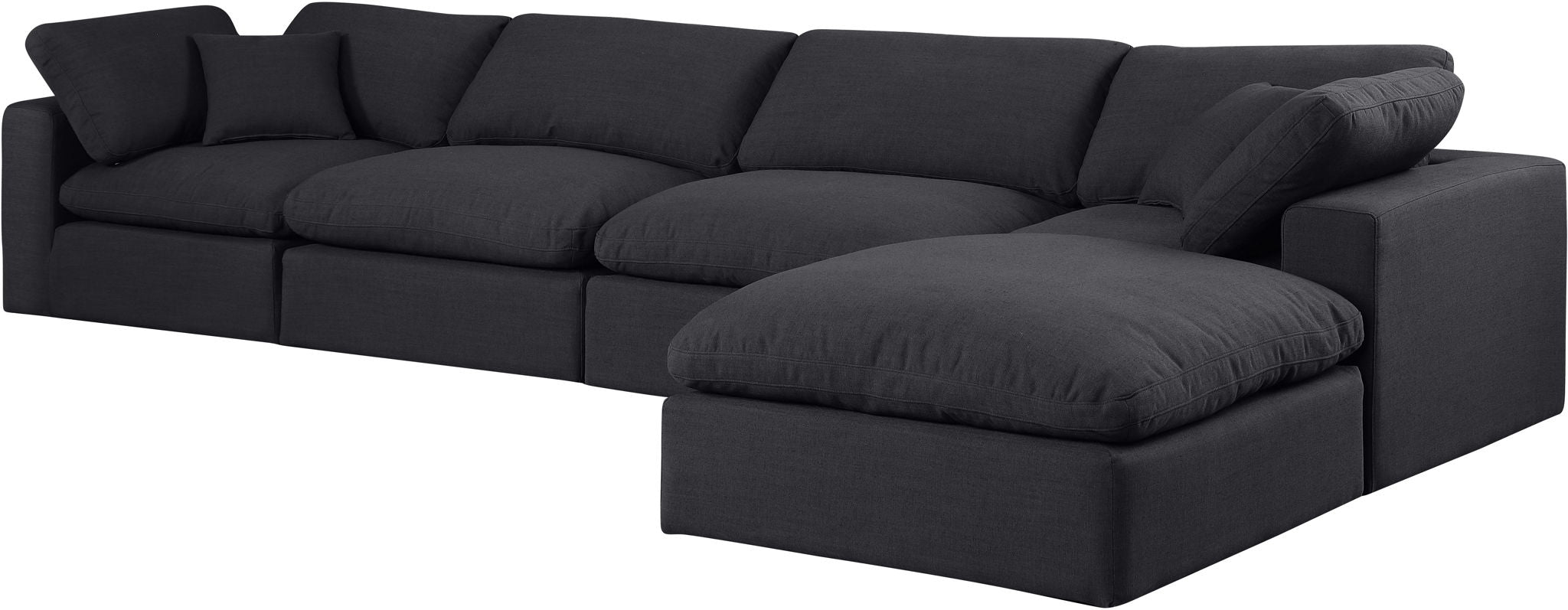 Comfy - 5 Piece Linen Modular Sectional With Chaise - Urban Living Furniture (Los Angeles, CA)