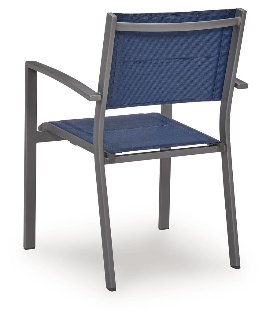 Rocky Creek - Sling Arm Chair (Set of 4) - Blue / Gray - Urban Living Furniture (Los Angeles, CA)