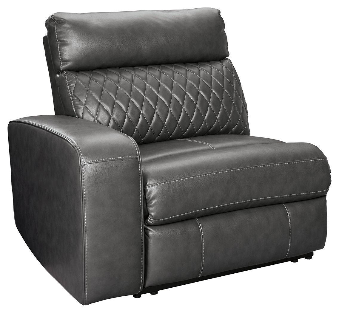Samperstone - Gray - LAF Zero Wall Power Recliner - Urban Living Furniture (Los Angeles, CA)