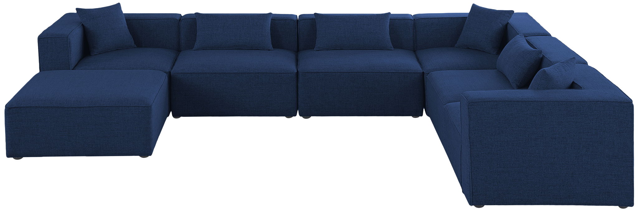 Cube - Linen 7 Piece Modular Sectional - Urban Living Furniture (Los Angeles, CA)