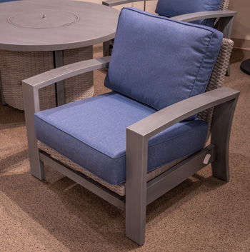 Half Moon Beach - Blue / Gray - Spring Lounge Chair - Urban Living Furniture (Los Angeles, CA)