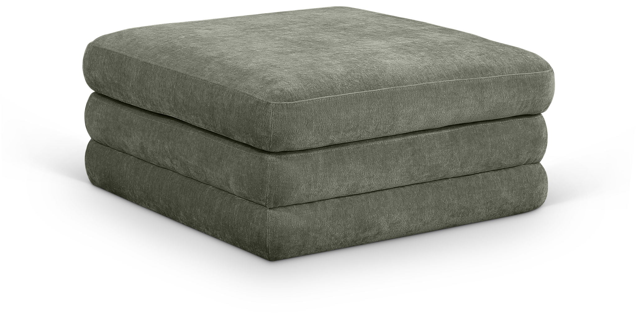 Stellar - Chenille Fabric Upholstered Modular Modular Ottoman - Urban Living Furniture (Los Angeles, CA)