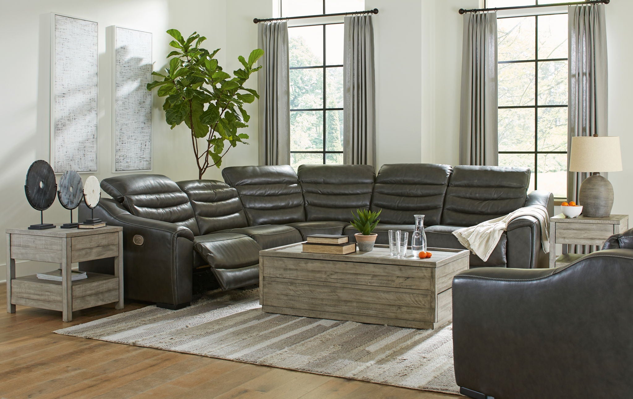 Center Line - Power Recliner Sectional - Urban Living Furniture (Los Angeles, CA)