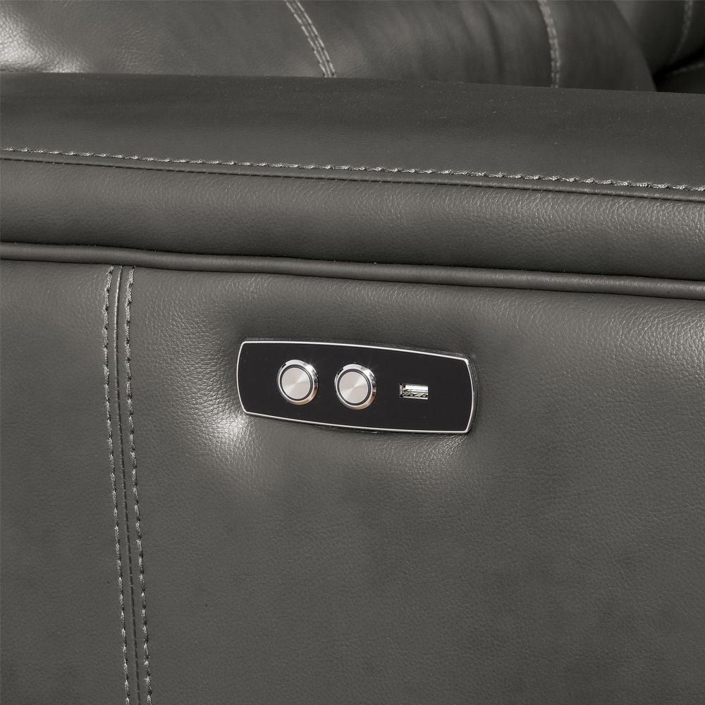 Saul - Power Motion Sectional Sofa - Gray - Urban Living Furniture (Los Angeles, CA)