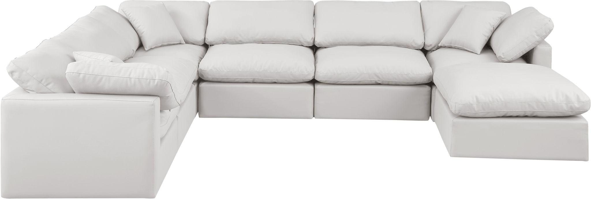 Indulge - Faux Leather 7 Piece Modular Sectional - Urban Living Furniture (Los Angeles, CA)