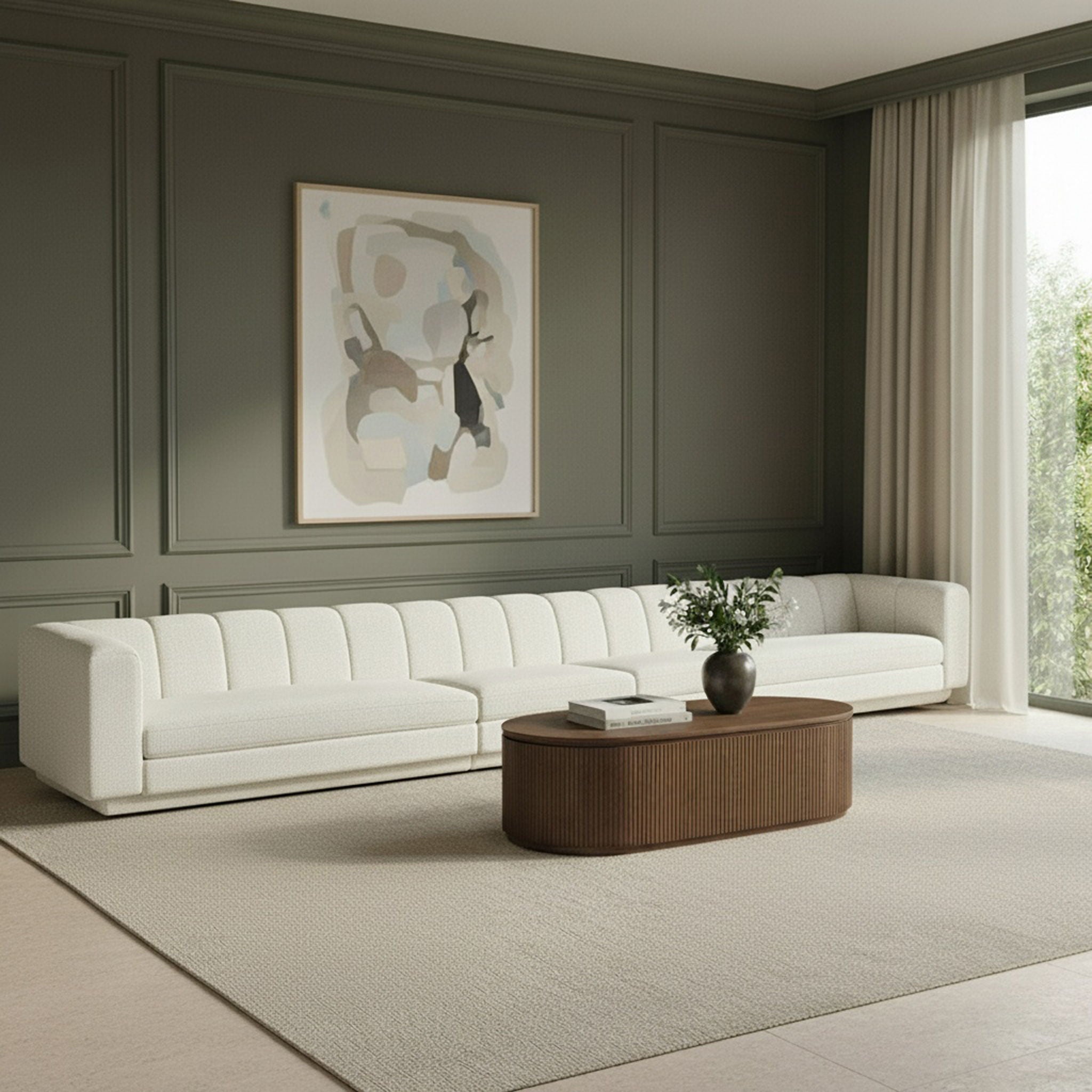 Modari - Sectional - Cream - Urban Living Furniture (Los Angeles, CA)