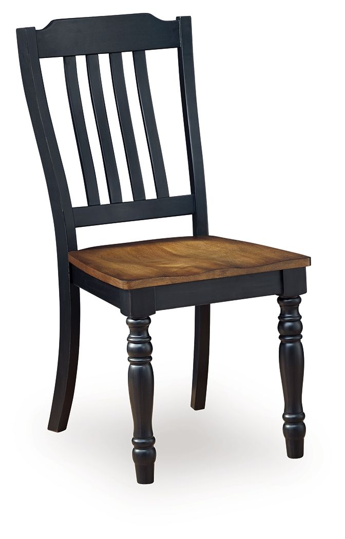 Clorazi - Dining Room Side Chair (Set of 2) - Black / Brown - Urban Living Furniture (Los Angeles, CA)