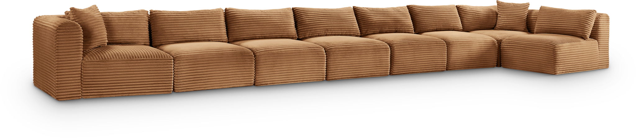 Shaggy - Fabric 8 Piece Modular Sectional - Urban Living Furniture (Los Angeles, CA)