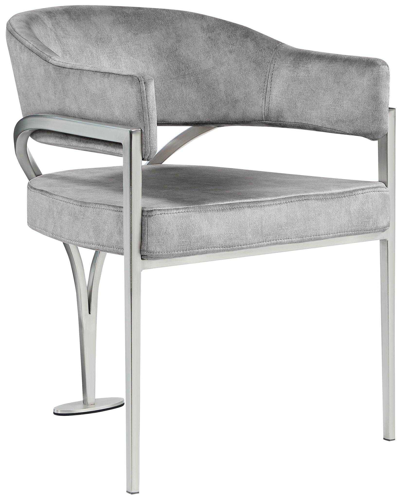 Madelyn - Dining Chair (Set of 2) - Brushed Chrome - Urban Living Furniture (Los Angeles, CA)