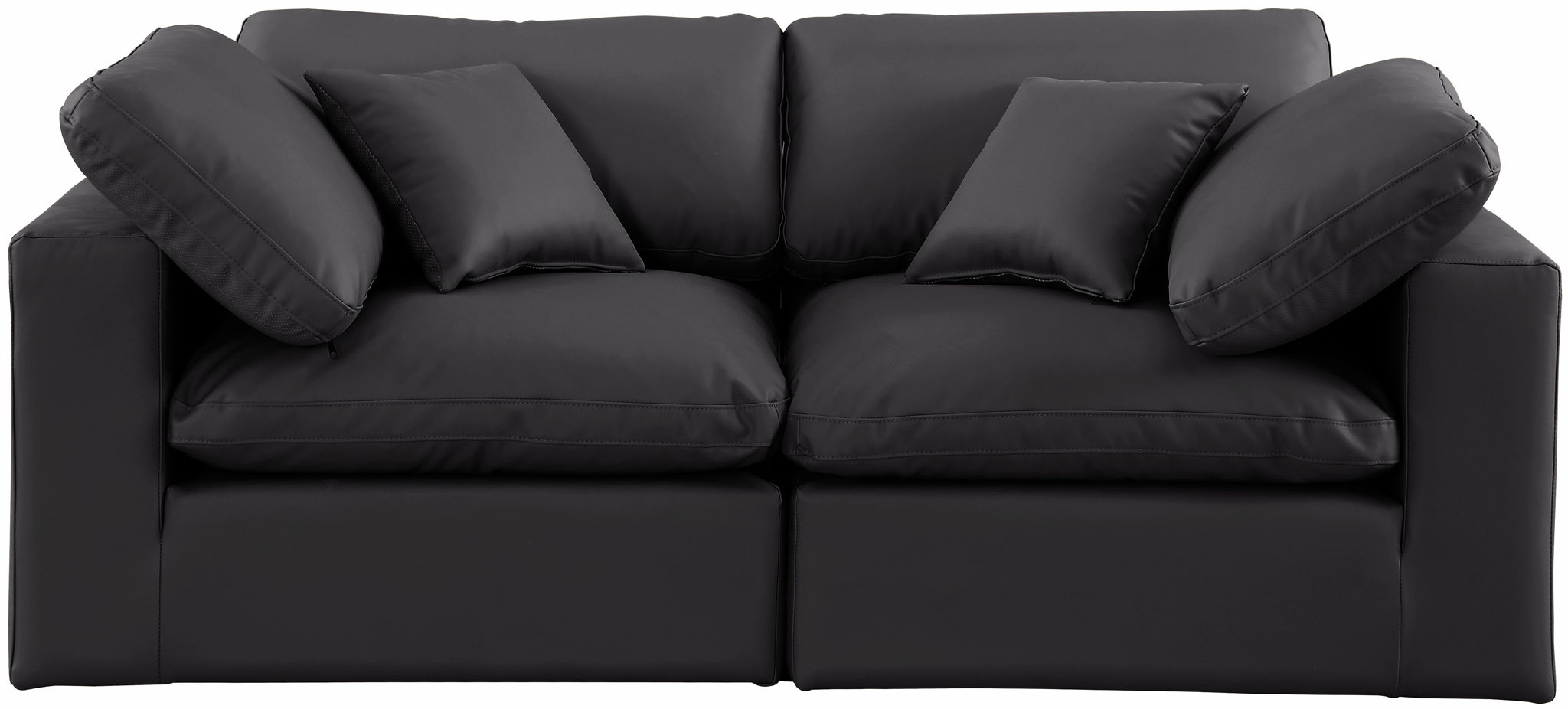 Comfy - Faux Leather Modular Sofa 2 Seats - Urban Living Furniture (Los Angeles, CA)
